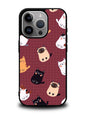 Cat Pattern Wallpaper iPhone 16 Pro Max Case FZI1436