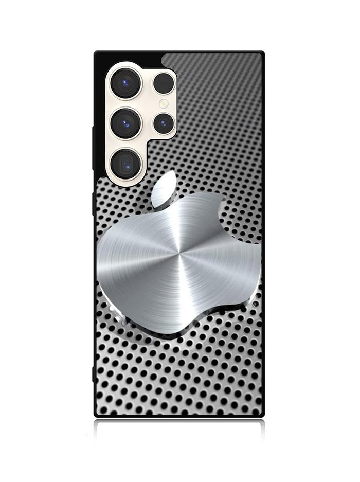 3D Apple Silver Samsung Galaxy S24 Ultra 5G Case FZI3702