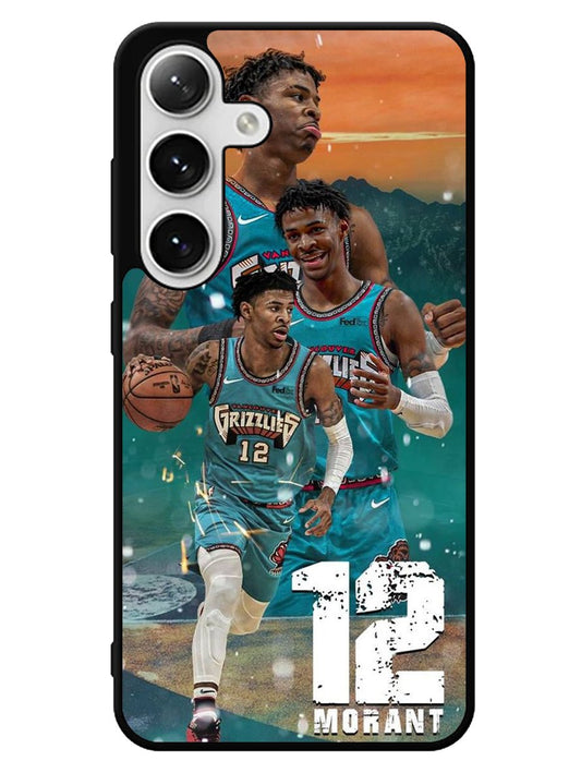 12 Morant Memphis Grizzlies Samsung Galaxy S24 Plus 5G Case FZI10625