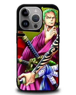 Zoro One Piece iPhone 15 , 15 Pro , 15 Plus , 15 Pro Max Case FZI6157