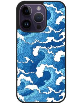 Abstract Wave iPhone 14 , 14 Pro , 14 Plus , 14 Pro Max Case FZI10628