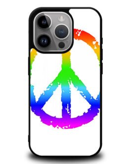 60S Peace Sign Logo iPhone 15 Pro Case FZI0209