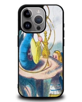 Alice In Wonderland Hookah Caterpillar iPhone 15 , 15 Pro , 15 Plus , 15 Pro Max Case FZI0229