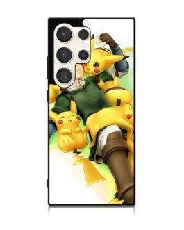 zelda with pikachu pokemon Samsung Galaxy S24 Ultra 5G Case FZI0558