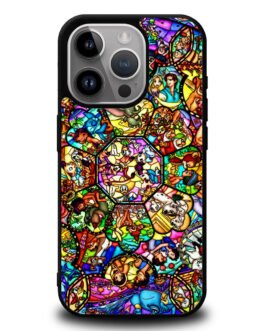 All Disney Heroes Stained Glass iPhone 15 , 15 Pro , 15 Plus , 15 Pro Max Case FZI3794