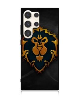 World of Warcraft Alliance Gold Logo Samsung Galaxy S24 Ultra 5G Case FZI0642