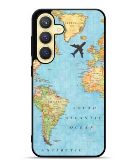 World Map Samsung Galaxy S24 Plus / S24+ 5G Case FZI9733