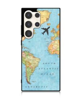 World Map Samsung Galaxy S24 Ultra 5G Case FZI9733