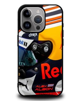 Alex Albon Arai Helmet iPhone 15 , 15 Pro , 15 Plus , 15 Pro Max Case FZI7691