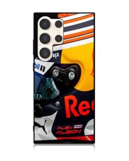 Alex Albon Arai Helmet Samsung Galaxy S24 Ultra  , S24 Plus , S24 5G Case FZI7691