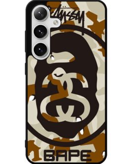 A Bathing Ae x Stussy Samsung Galaxy S24 5G Case FZI0933