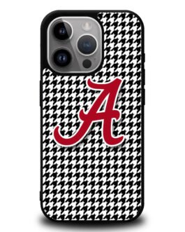 Alabama Houndstooth Crimson Tide iPhone 15 , 15 Pro , 15 Plus , 15 Pro Max Case FZI1328