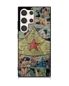 Wonder Woman Collage Samsung Galaxy S24 Ultra 5G Case FZI1347