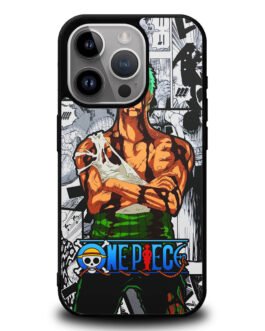 Zoro One Piece Manga iPhone 15 , 15 Pro , 15 Plus , 15 Pro Max Case FZI7463