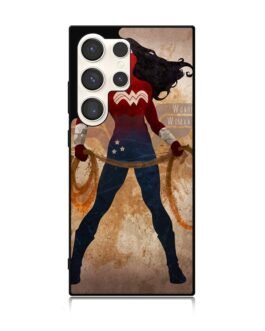 WONDER WOMAN silhouette Samsung Galaxy S24 Ultra 5G Case FZI1996