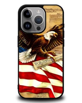 American Flag Eagle iPhone 15 , 15 Pro , 15 Plus , 15 Pro Max Case FZI1519