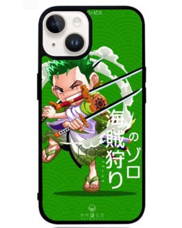 zoro one piece iPhone 14 Plus Case FZI7340