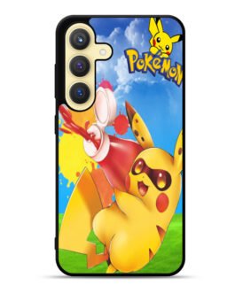 Zelda With Pikachu Pokemons Samsung Galaxy S24 Plus / S24+ 5G Case FZI1980