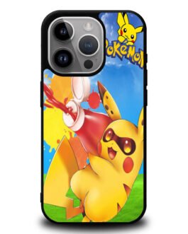 Zelda With Pikachu Pokemons iPhone 15 , 15 Pro , 15 Plus , 15 Pro Max Case FZI1980