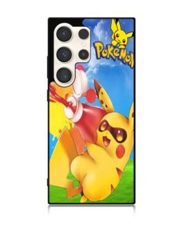 Zelda With Pikachu Pokemons Samsung Galaxy S24 Ultra 5G Case FZI1980