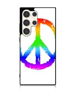 60S Peace Sign Logo Samsung Galaxy S24 Ultra 5G Case FZI3718