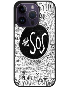 5 Seconds Of Summer Collage Quotes iPhone 14 , 14 Pro , 14 Plus , 14 Pro Max Case FZI3722