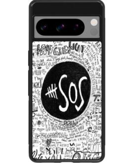 5 Seconds Of Summer Collage Quotes Google Pixel 8 Pro Case FZI3722