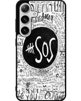 5 Seconds Of Summer Collage Quotes Samsung Galaxy S24 5G Case FZI3722