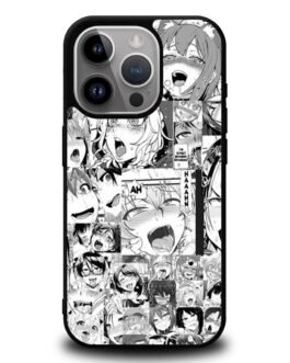 Ahegao Face Manga iPhone 15 , 15 Pro , 15 Plus , 15 Pro Max Case FZI9928