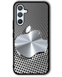 3D Apple Silver Samsung Galaxy A14 A24 A34 A54 5G Case FZI3702