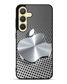 3D Apple Silver Samsung Galaxy S24 Plus / S24+ 5G Case FZI3702
