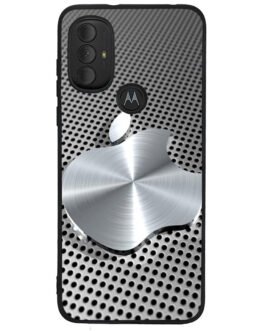 3D Apple Silver Motorola Moto G Pure 2021 , Moto G Power 2022 Case FZI3702