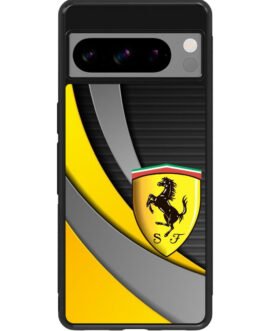 Yellow Ferrari Logo Google Pixel 8 Pro Case FZI1921