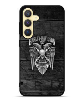 Wood Logo Harley Davidson Samsung Galaxy S24 Plus / S24+ 5G Case FZI2000