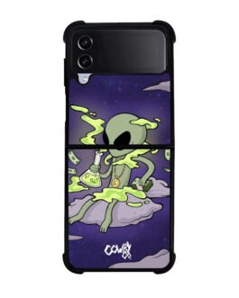 Alien Cowby Co Samsung Galaxy Z Flip 6 , Z Flip 5 , Z FLip 4 , Z FLip 3 , Z Fold 6 , Z Fold 5 , Z Fold 4 , Z Fold 3 Case FZI0002