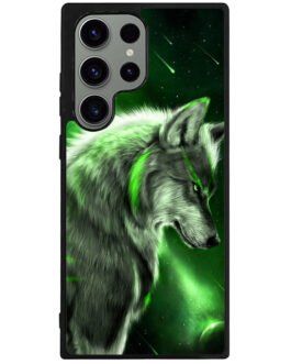 Wolf Green Samsung Galaxy S23 Ultra  , S23 Plus , S23 5G Case FZI1991