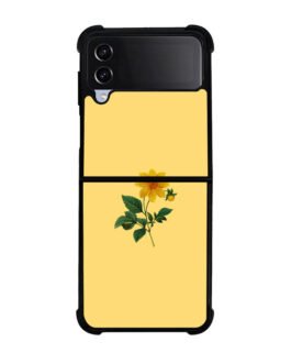 Yellow Flower Samsung Galaxy Z Flip 5 , Z FLip 4 , Z FLip 3 , Z Fold 5 , Z Fold 4 , Z Fold 3 Case FZI9441