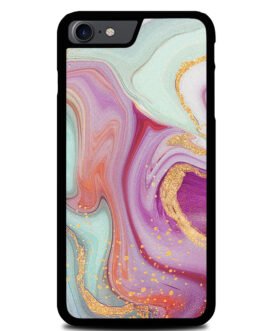 3 Color Marble iPhone SE 3rd Gen 2022 Case FZI10938