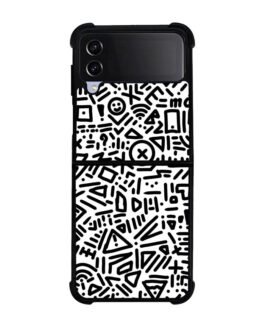 Abstract Line Samsung Galaxy Z Flip 5 , Z FLip 4 , Z FLip 3 , Z Fold 5 , Z Fold 4 , Z Fold 3 Case FZI10627