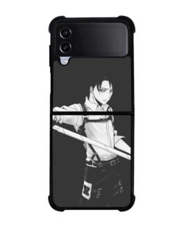 Ackerman en Levi Ackerman Samsung Galaxy Z Flip 5 , Z FLip 4 , Z FLip 3 , Z Fold 5 , Z Fold 4 , Z Fold 3 Case FZI0301