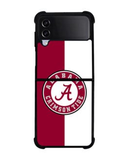 Alabama Crimson Tide Red Samsung Galaxy Z Flip 5 , Z FLip 4 , Z FLip 3 , Z Fold 5 , Z Fold 4 , Z Fold 3 Case FZI5430