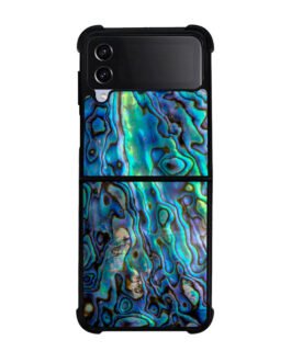 Abalone Shell Holographic Samsung Galaxy Z Flip 5 , Z FLip 4 , Z FLip 3 , Z Fold 5 , Z Fold 4 , Z Fold 3 Case FZI3738