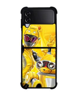 Yellow Rangers Samsung Galaxy Z Flip 5 , Z FLip 4 , Z FLip 3 , Z Fold 5 , Z Fold 4 , Z Fold 3 Case FZI7715