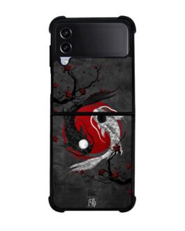 Yin and Yang Samsung Galaxy Z Flip 5 , Z FLip 4 , Z FLip 3 , Z Fold 5 , Z Fold 4 , Z Fold 3 Case FZI8779