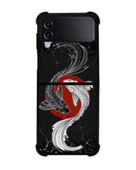 Yin And Yang Fish Samsung Galaxy Z Flip 5 , Z FLip 4 , Z FLip 3 , Z Fold 5 , Z Fold 4 , Z Fold 3 Case FZI10961