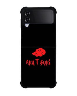 Akatsuki Black Samsung Galaxy Z Flip 5 , Z FLip 4 , Z FLip 3 , Z Fold 5 , Z Fold 4 , Z Fold 3 Case FZI11139