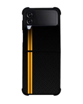 Abstract Yellow Lines Samsung Galaxy Z Flip 5 , Z FLip 4 , Z FLip 3 , Z Fold 5 , Z Fold 4 , Z Fold 3 Case FZI10708