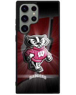 wisconsin badger logo Samsung Galaxy S23 Ultra  , S23 Plus , S23 5G Case FZI1984