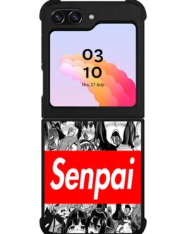 AHEGAO SENPAI XSamsung Galaxy Z Flip 5 , Z FLip 4 , Z FLip 3 , Z Fold 5 , Z Fold 4 , Z Fold 3 Case FZI0738