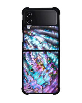 Abalone Texture Samsung Galaxy Z Flip 5 , Z FLip 4 , Z FLip 3 , Z Fold 5 , Z Fold 4 , Z Fold 3 Case FZI3734